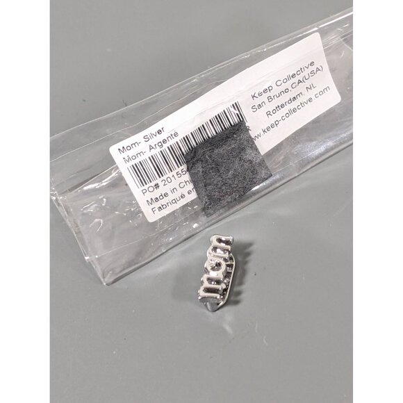 Keep Collective Silver Tone MOM Slide Charm NEW - Picture 4 of 5